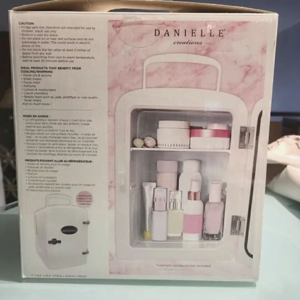 Danielle Creations Cosmetic Fridge White NEW Professional Quality